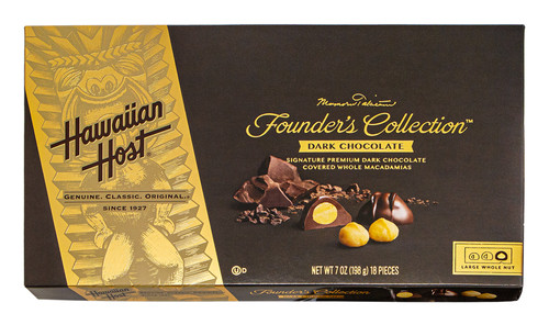 Hawaiian Host Founder's Collection Dark Chocolate Covered Macadamia Nuts