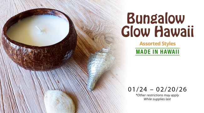 Bungalow Glow Candle Promo Bungalow Glow Candle Promo