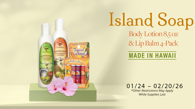 Island Soap Promo Island Soap Promo