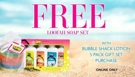Free Loofah Soap Set Promotion Free Loofah Soap Set Promotion